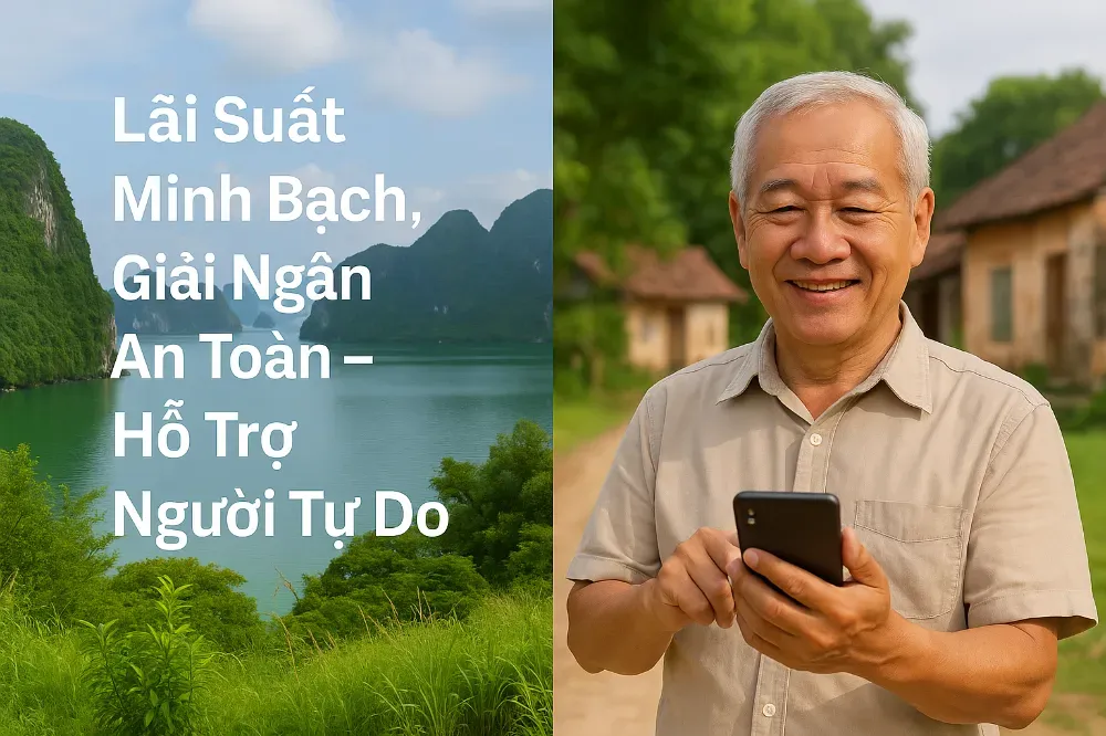 Lãi Suất Minh Bạch, Giải Ngân An Toàn – Hỗ Trợ Người Tự Do